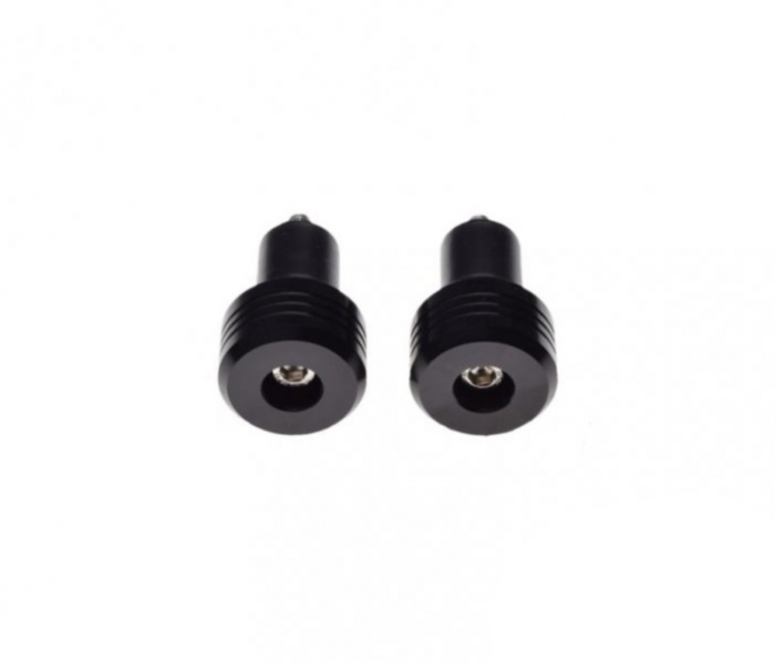 Set 2 capeti ghidon, pentru motociclete, culoare negru, diametru guma 17.7mm [3]