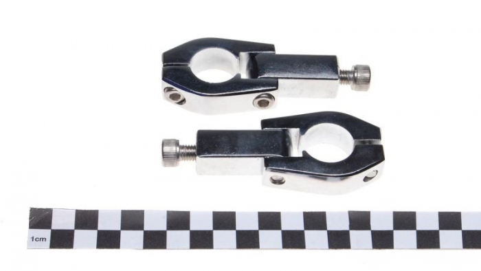Set 2 coliere aluminiu, prindere 22mm protectii maini [2]