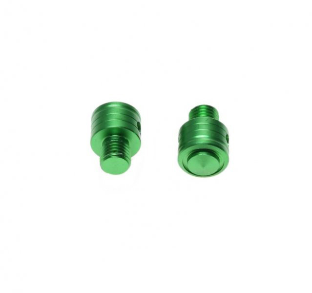 Set 2 dopuri anulare oglinzi filet M10, R+R, culoare verde [2]