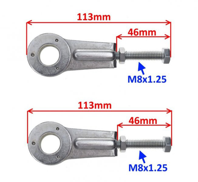 Set 2 intinzatoare lant transmisie Yamaha YBR125 [2]