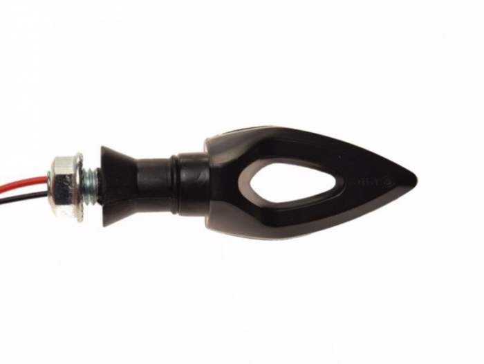 Set 2 lampi semnalizare LED, culoare negru, AM1476 [3]