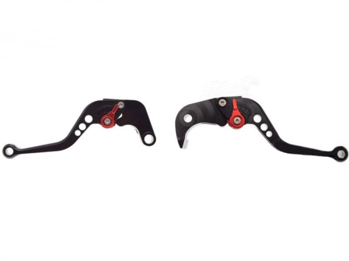 Set 2 manete frana si ambreiaj reglabile Suzuki Gsxr 600 750 1000, culoare negre