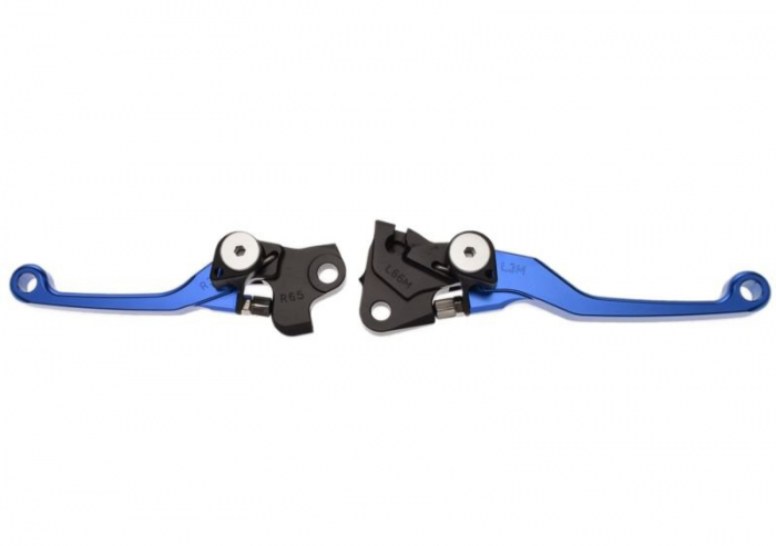 Set 2 manete frana si ambreiaj Yamaha Yz125/250 15-19/Yz250f/450f 09-19, culoare albastru [2]
