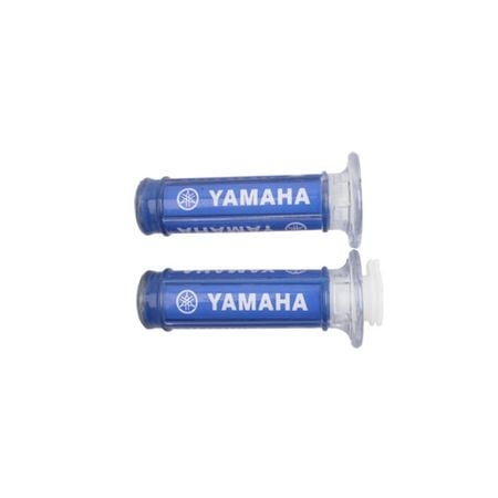 Set 2 mansoane scuter Yamaha culoare albastru alb