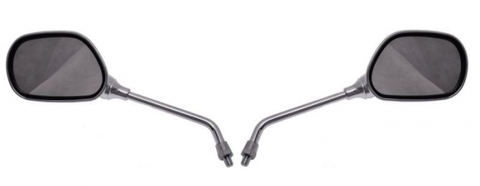 Set 2 oglinzi cromate ovale MP101-L, filet M10 x 1.25 [2]