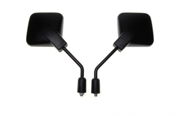 Set 2 oglinzi moto/atv ,245, filet M10, patrate, culoare negru [3]