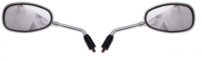Set 2 oglinzi moto/atv, cromate, filet M10 [2]