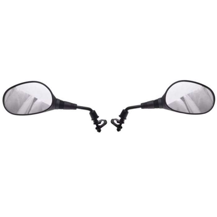 Set 2 oglinzi moto/atv, filet M8x1.25, culoare negru [2]