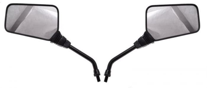 Set 2 oglinzi moto/atv/scuter, filet M10, culoare negru [2]