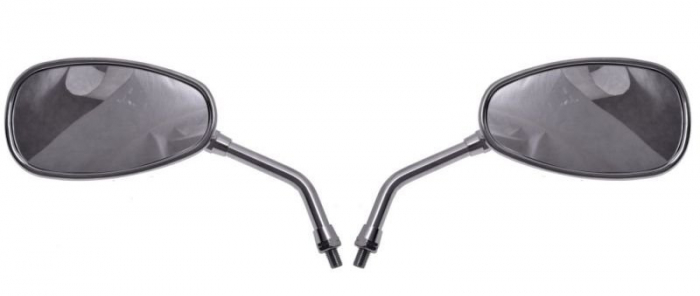 Set 2 oglinzi, omologate, culoare crom, MP315 M8 x 1.25 [2]