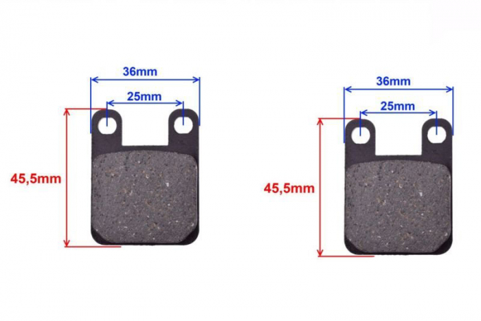 Set 2 placuta frana, echivalent EBC FA115, grosime 6.4mm [2]