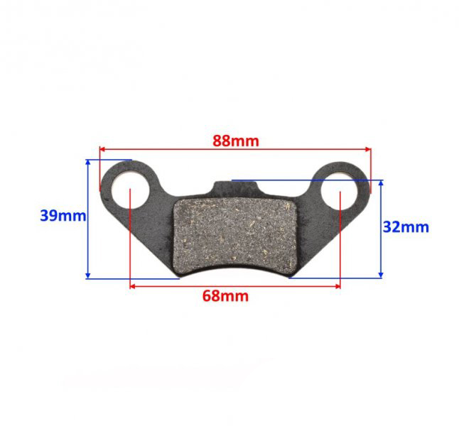 Set 2 placute frana ATV Mrf, Kxd, Loncin 110 125 [2]