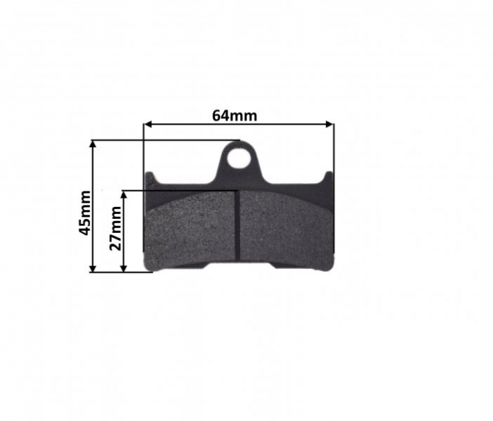 Set 2 placute frana spate CF Moto [3]