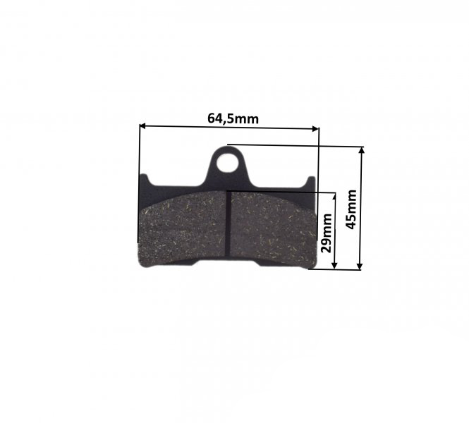 Set 2 placute frana spate 2 CF MOTO 500 625 x6 x7 x8 800 [3]