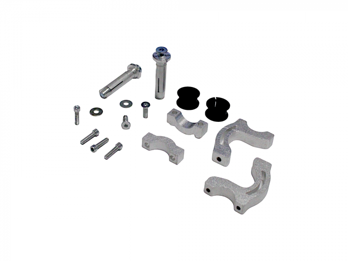 Set 2 protectii maini, insertie aluminiu, prindere pentru ghidon 22-28.6mm, model 3, culoare negru [3]