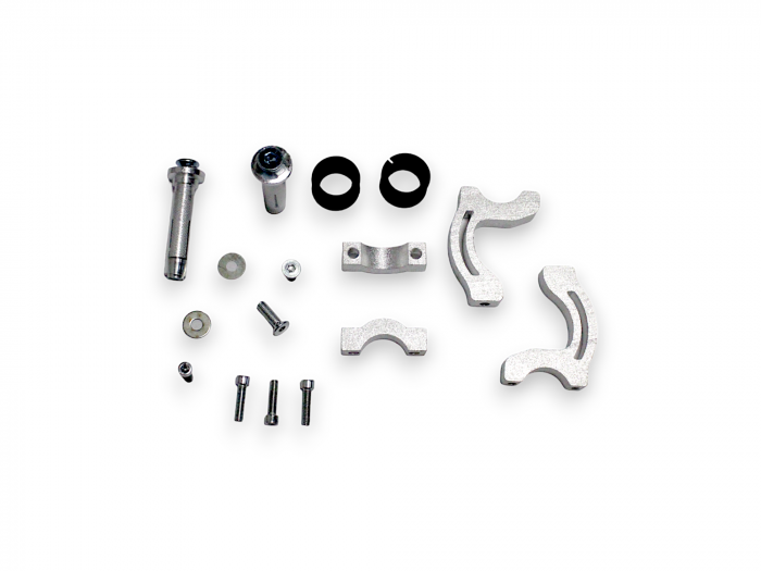 Set 2 protectii maini, insertie aluminiu, prindere pentru ghidon 22-28.6mm, model 3, culoare negru [2]