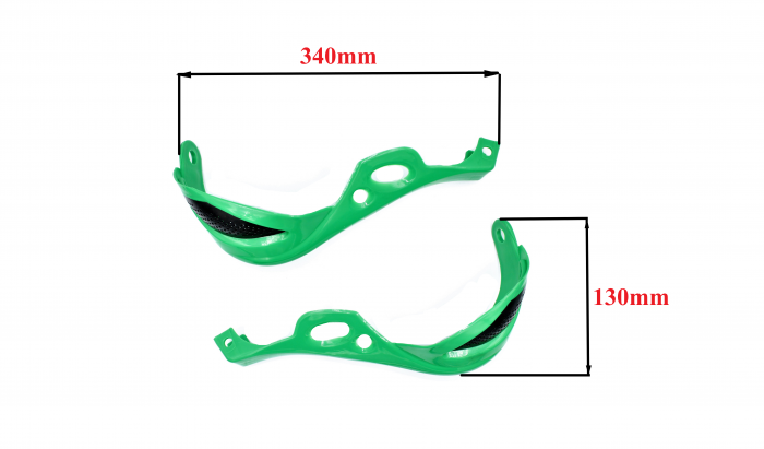 Set 2 protectii maini, prindere pentru ghidon 22mm, culoare verde [3]