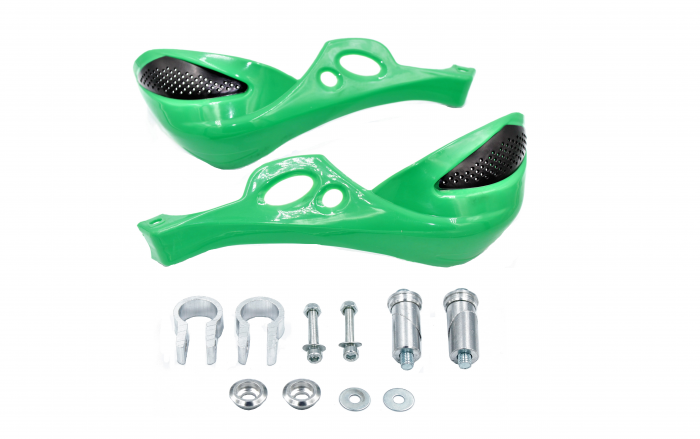 Set 2 protectii maini, prindere pentru ghidon 22mm, culoare verde [2]