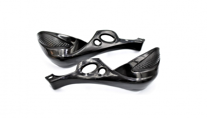 Set 2 protectii maini, prindere pentru ghidon 22mm, culoare negru [2]