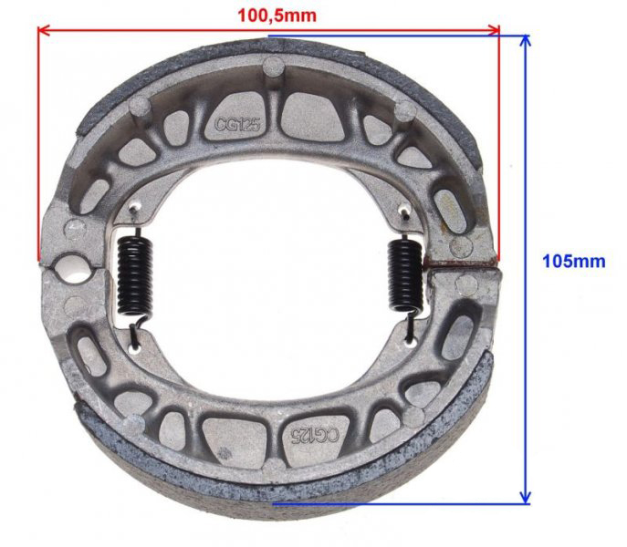 Set 2 saboti frana spate Kinroad Xt50Qt-2 Gy6 50 139Qmb d.110m [2]