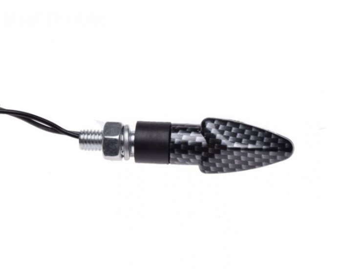 Set 2 semanlizari mini carbon LED [4]