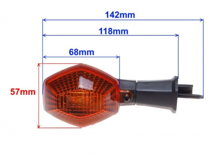 Set 2 semnalizari cu bec, tip Suzuki GSXR400 600 750 [2]