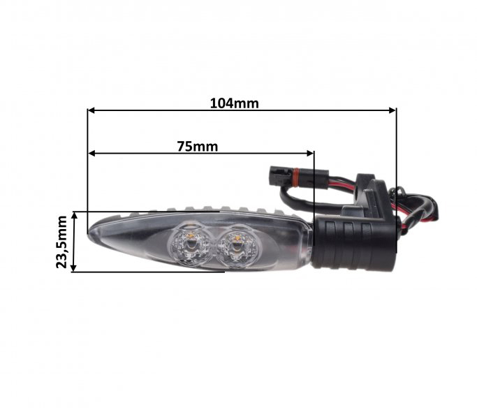 Set 2 semnalizari,montare spate 12v, LED, dedicate pentru moto BMW [2]