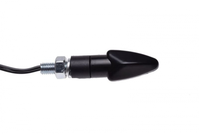 Set 2 semnalizari moto, culoare negru, LED [4]