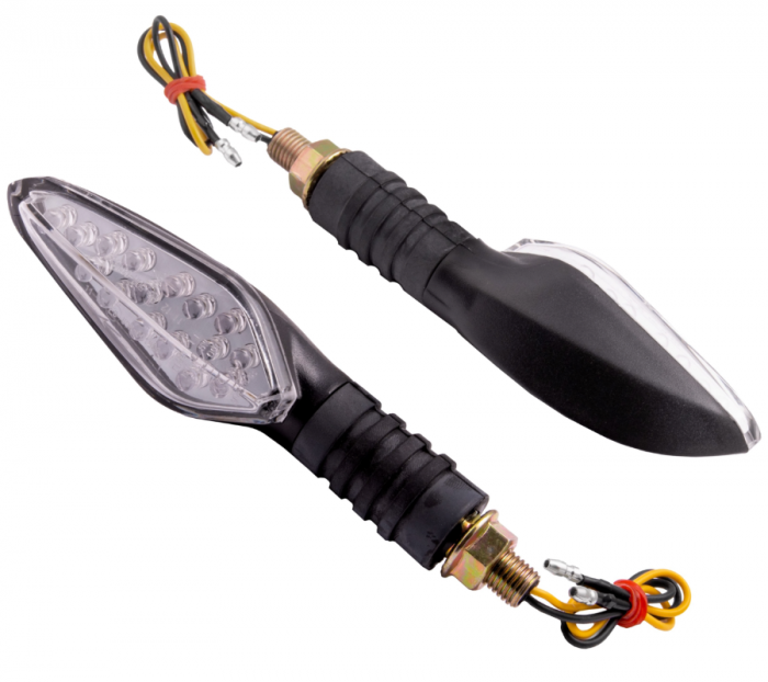 Set 2 semnalizari universale MRT-090, LED (18 leduri), culoare negru, (E-mark) [1]