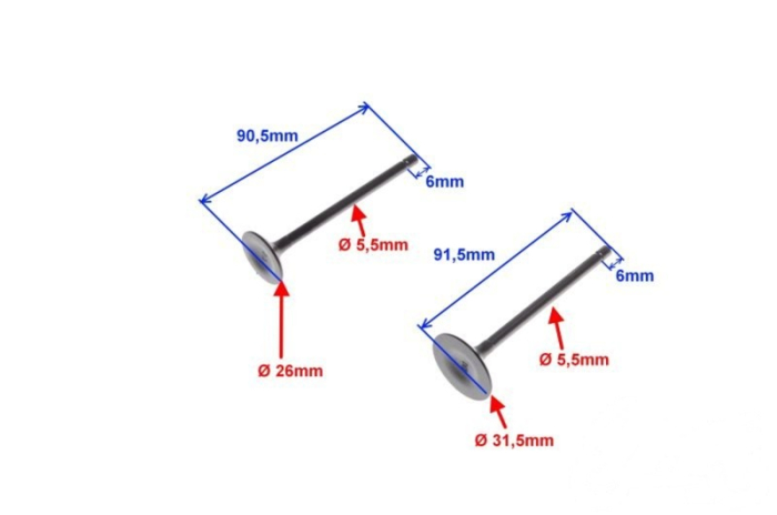 Set Supape, Motor 162FMJ [2]