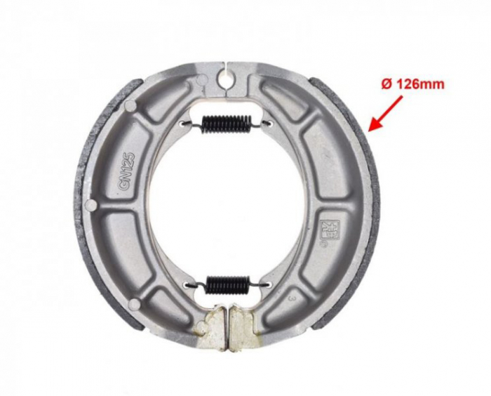Set 2 tamburi frana spate Junak 905, Ø126mm-28mm [2]