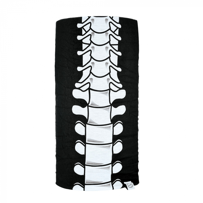 Set 3 protectii vant model schelet, culoare negru/alb [3]