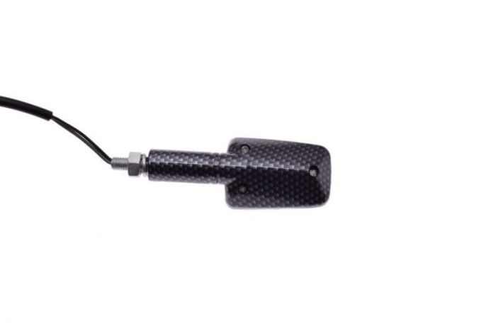 Set 4 mini semnalizari, moto carbon + sticla si bec de rezerva [3]