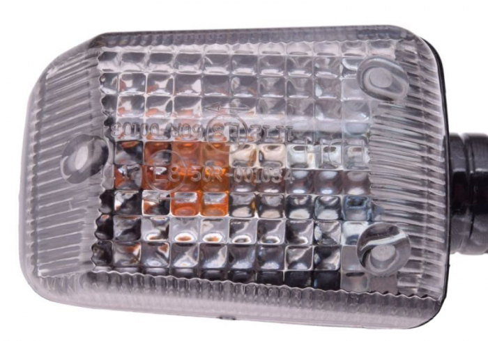 Set 4 mini semnalizari, moto carbon + sticla si bec de rezerva [4]