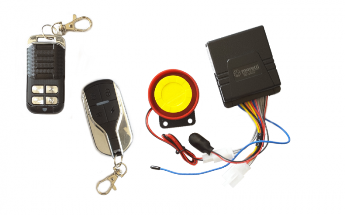 Set alarma+pornire/oprire motor universala,12v, 2 telecomenzi [2]
