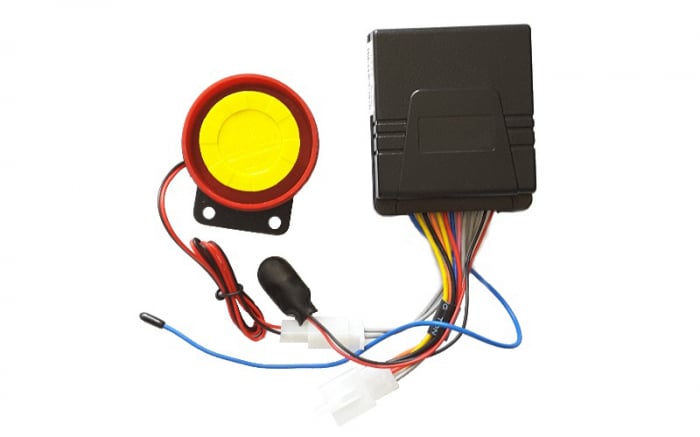 Set alarma moto atv, 12v, universala+cheie+telecomanda