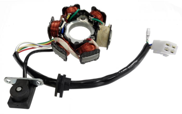 Set aprindere complecta, atv 110, stator 6 bobine cu rotor [2]