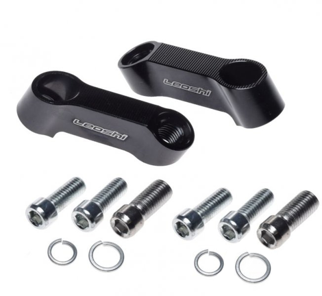 Set complet extensii oglinzi, culoare negru [2]