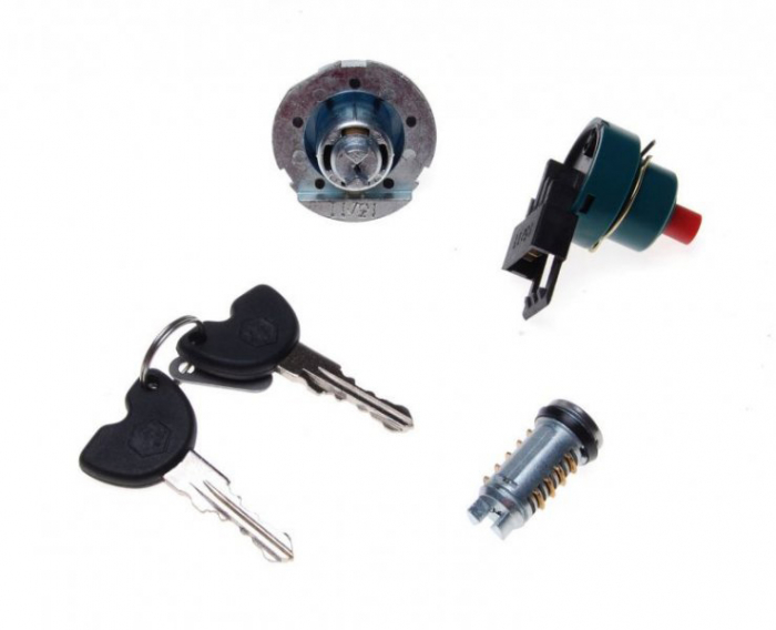 Set contact cu chei, mecanic si electric, Piaggio zip 4T [2]