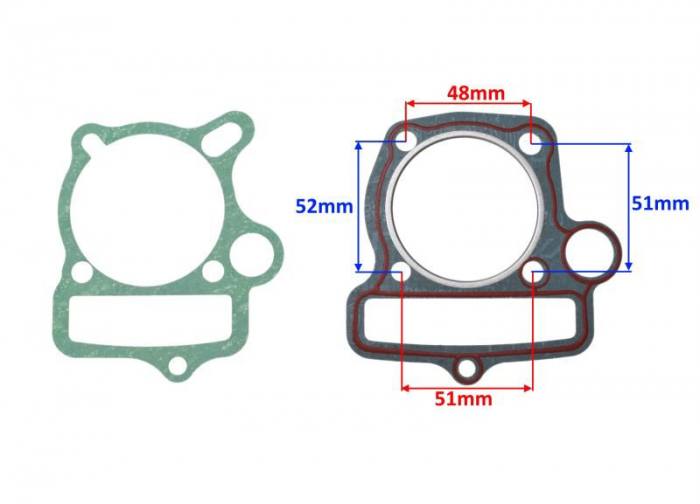 Set garnitura chiuloasa motor XY140 [2]