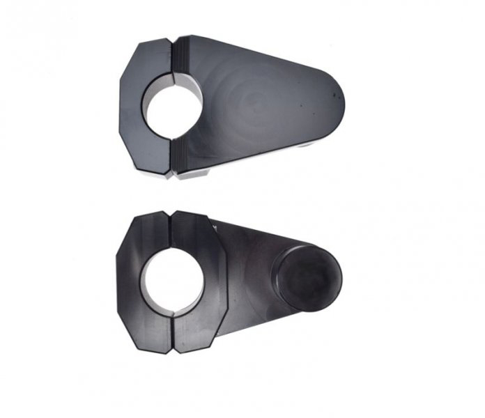 Set inaltatoare ghidon 22.2mm (risere), culoare negru, inaltime 60 mm [2]