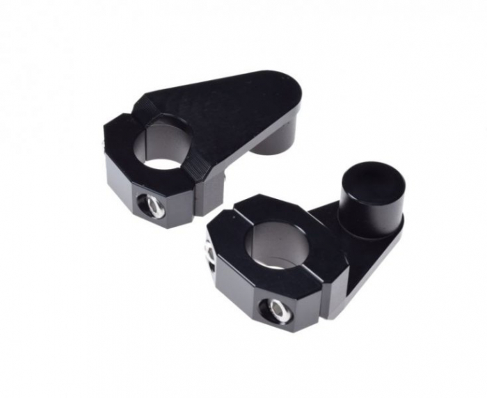 Set inaltatoare ghidon 22.2mm (risere), culoare negru, inaltime 60 mm [3]