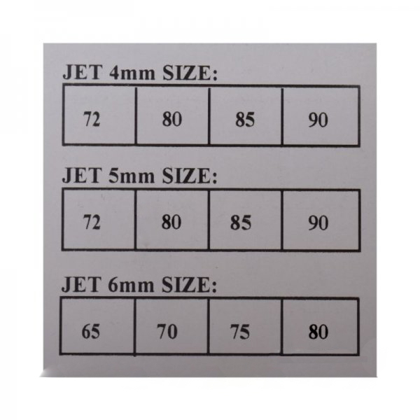 Set jiglere carburator, grosime 4,5,6 mm, diferite calibre, 120buc [2]