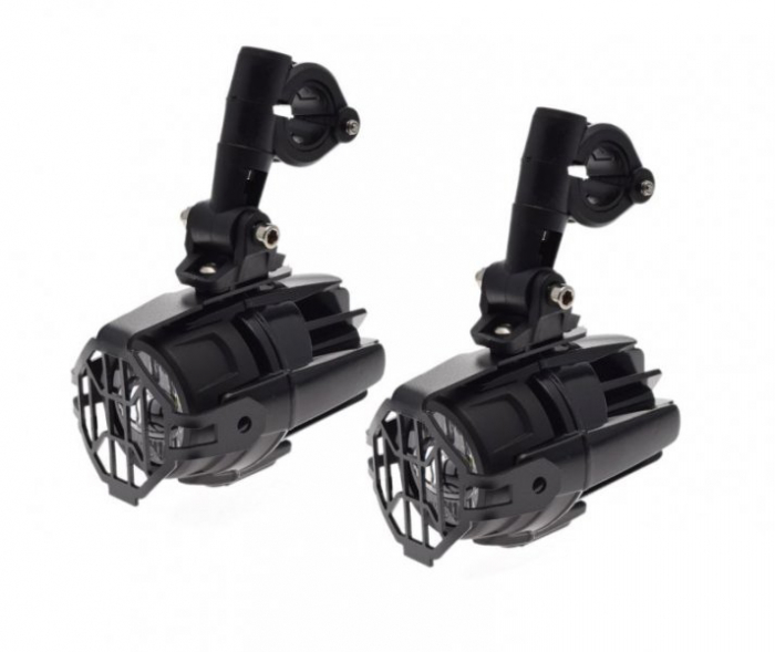 Set lampi motociclete cu prinderi, cablaj si protectii [2]