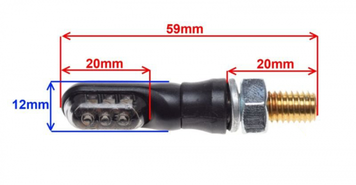 Set lampi semnalizare 3 LED [2]