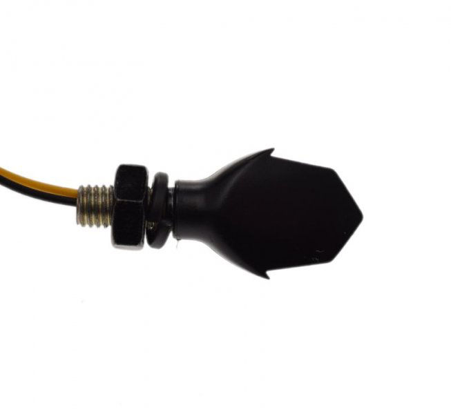 Set lampi semnalizari moto mini LED, culoare negru [3]