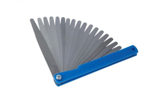Set lere reglat / verificat, 17 dimensiuni de la 0.02 la 1.00 mm [2]
