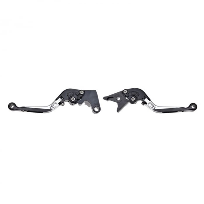 Set leviere, frana si ambreiaj, culoare argintu, foldabile, Yamaha R1,R6,FZ-1,FZ-6