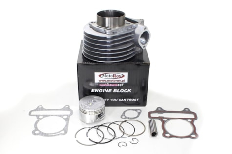 Set motor cilindru piston GY6-150 ATV 150 DIABLO 57.4mm bolt 15mm KPL. WIN
