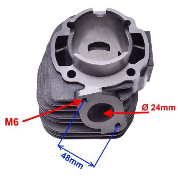 Set motor cilindru, piston si gararnitura Yamaha Booster 100 cc, 52mm [3]